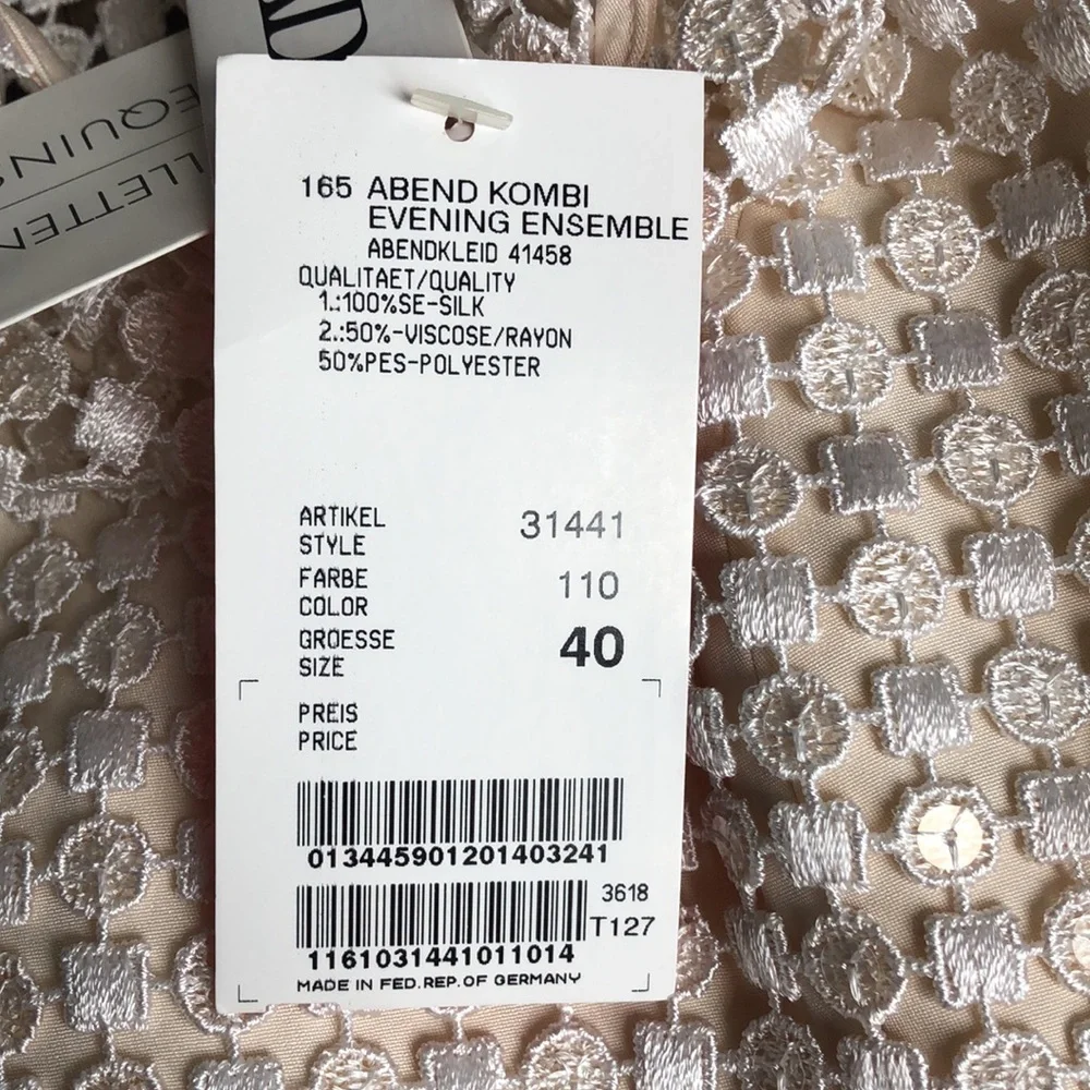 Escada Couture sleveless silk dress. - Picture 6 of 11